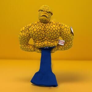 Marvel plush -thing- golf driver head cover Fantastic Four 2007 New w/ Tag rare